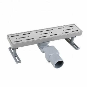 Лентов сифон "MESA" с PVC основа Ø50с регулируеми крачета с хромникелова решетка 300mm